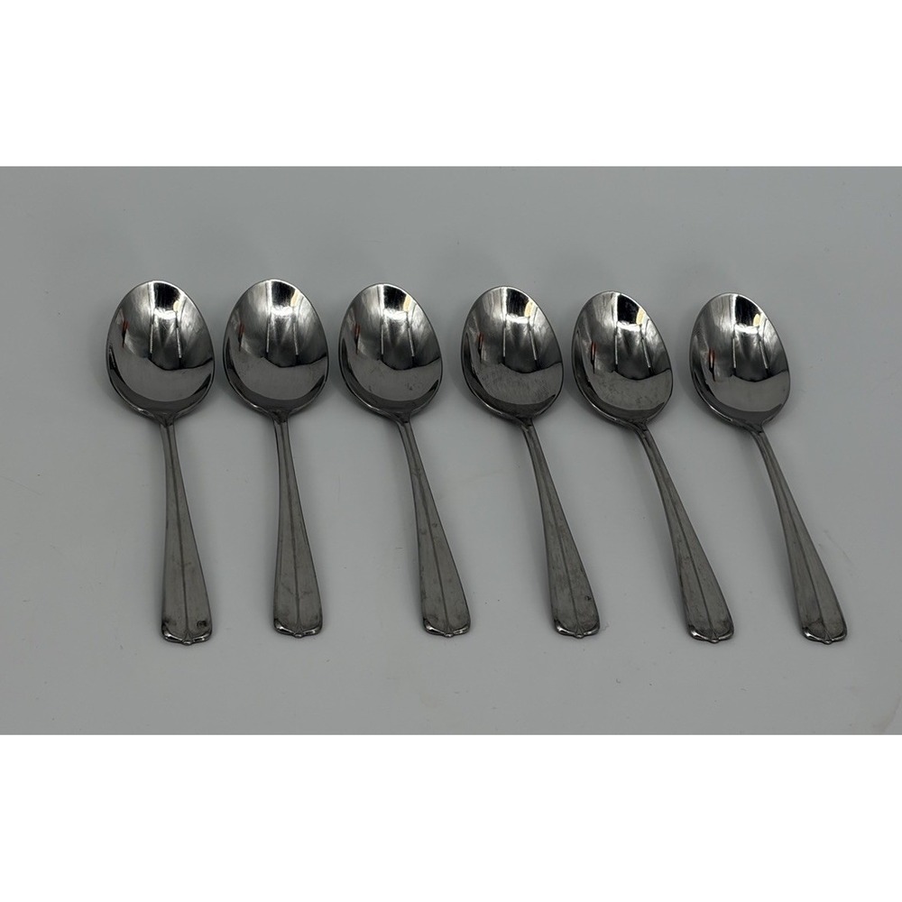 Oneida USA Flatware Tablespoons Gala Impulse Set of 6 Stainless Steel 6 3/4"